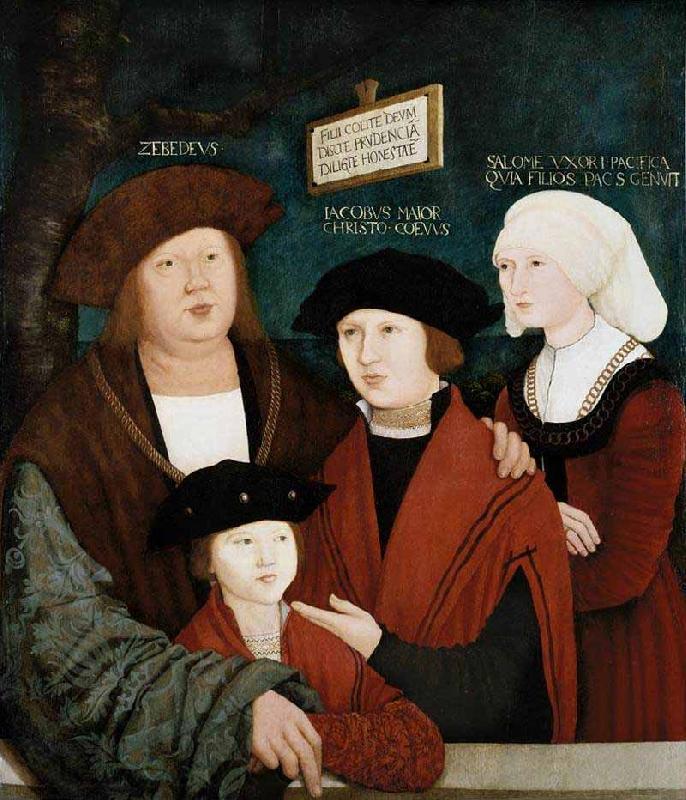 bernhard strigel Portrait of the Cuspinian Family